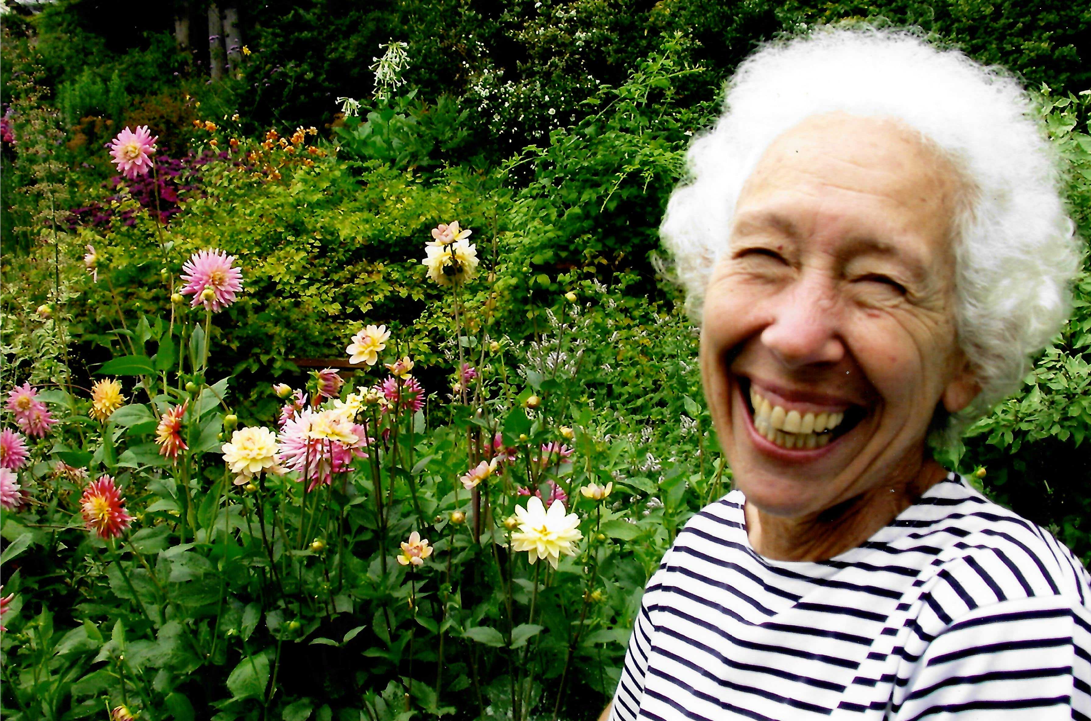 Ann in Streissguth Gardens, 2003
