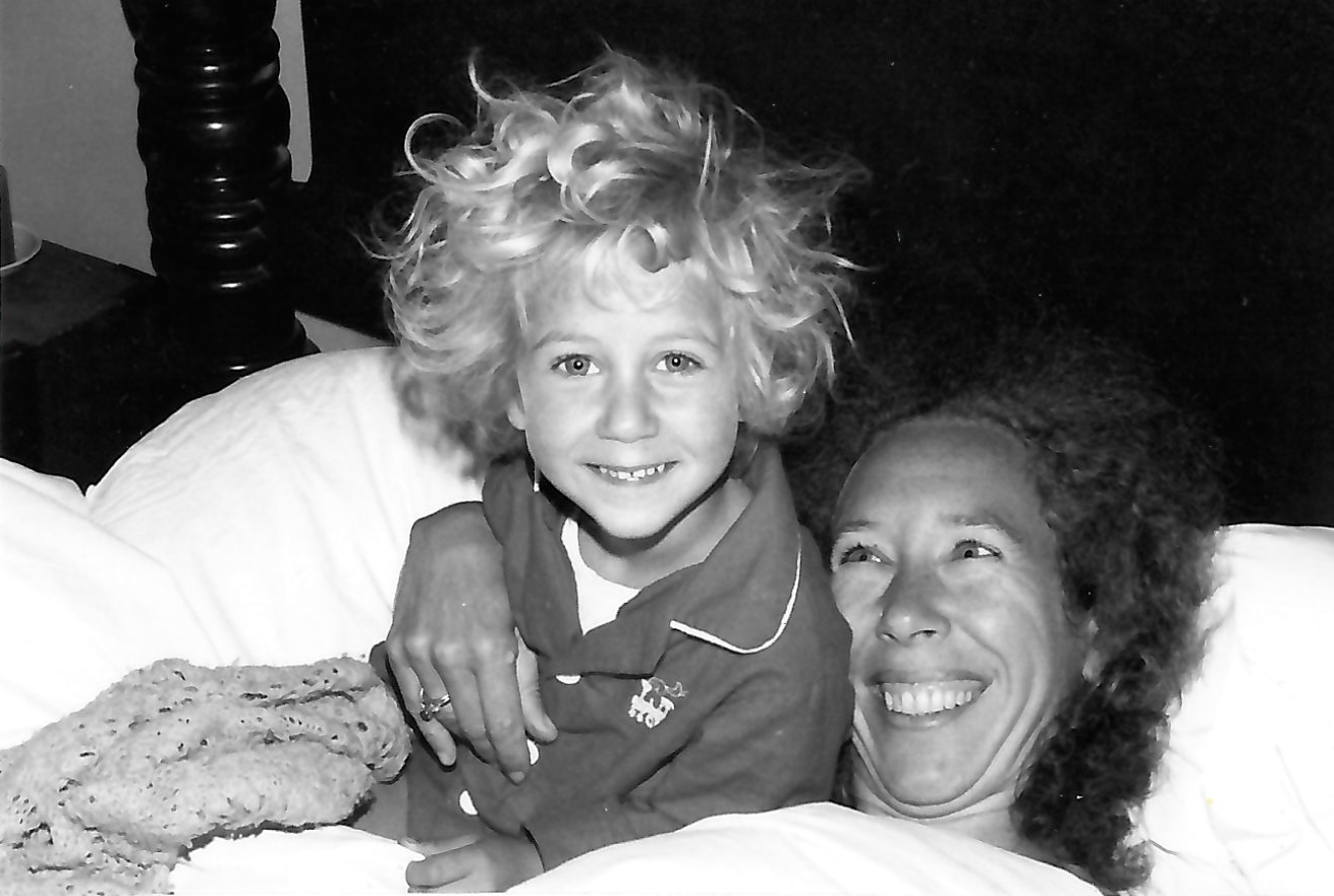 Ben and Ann in bed, 1973